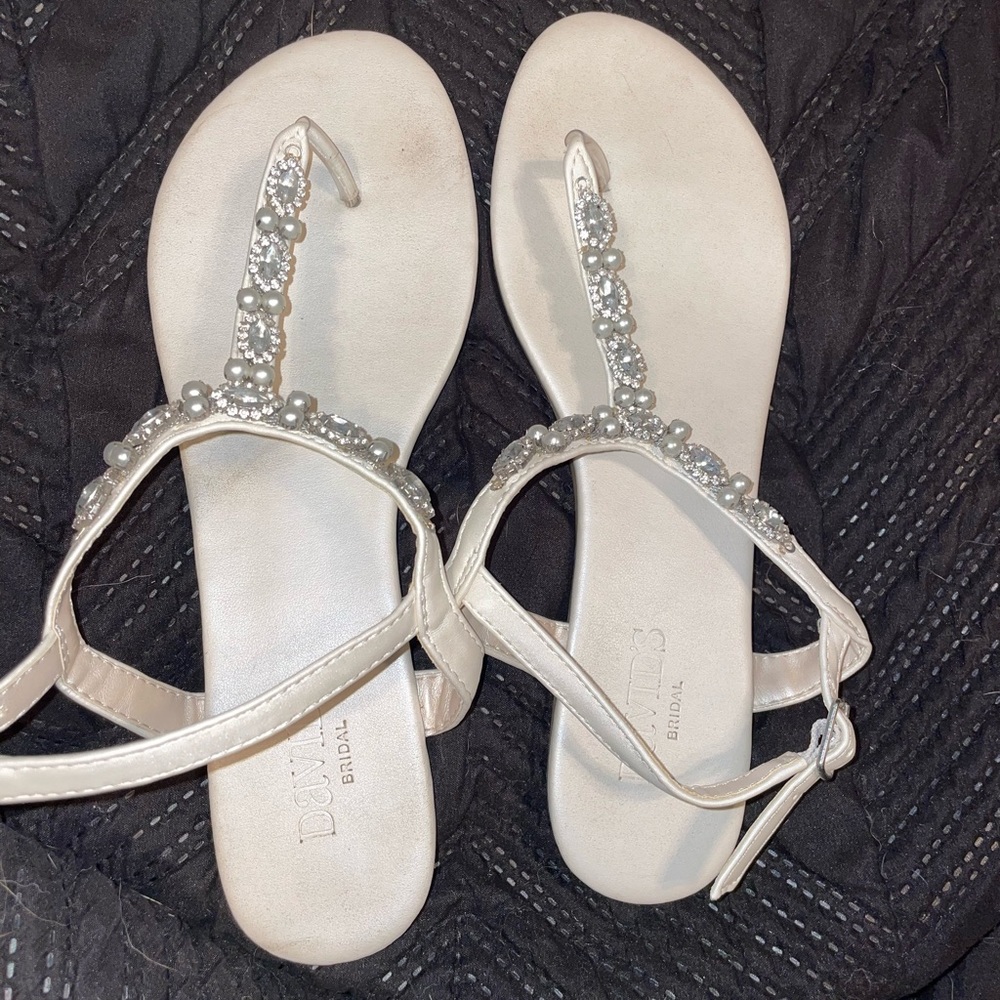 David’s Bridal Sandals